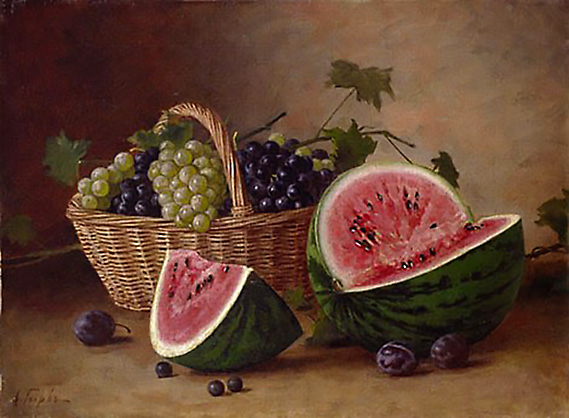 still life with fruit